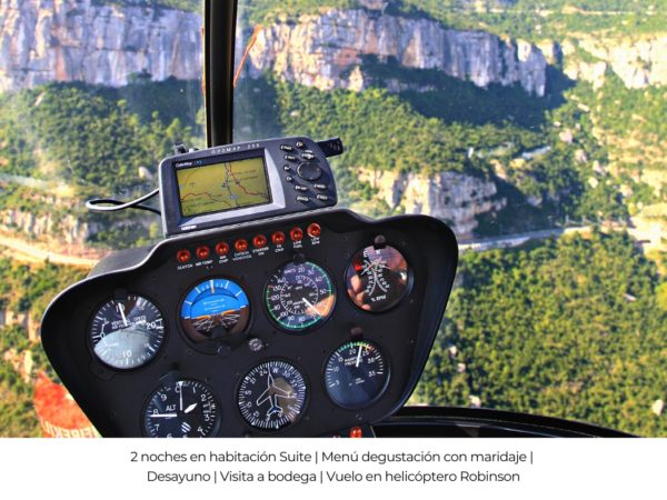 Pack eno-gastronómico con vuelo en helicóptero a Montserrat